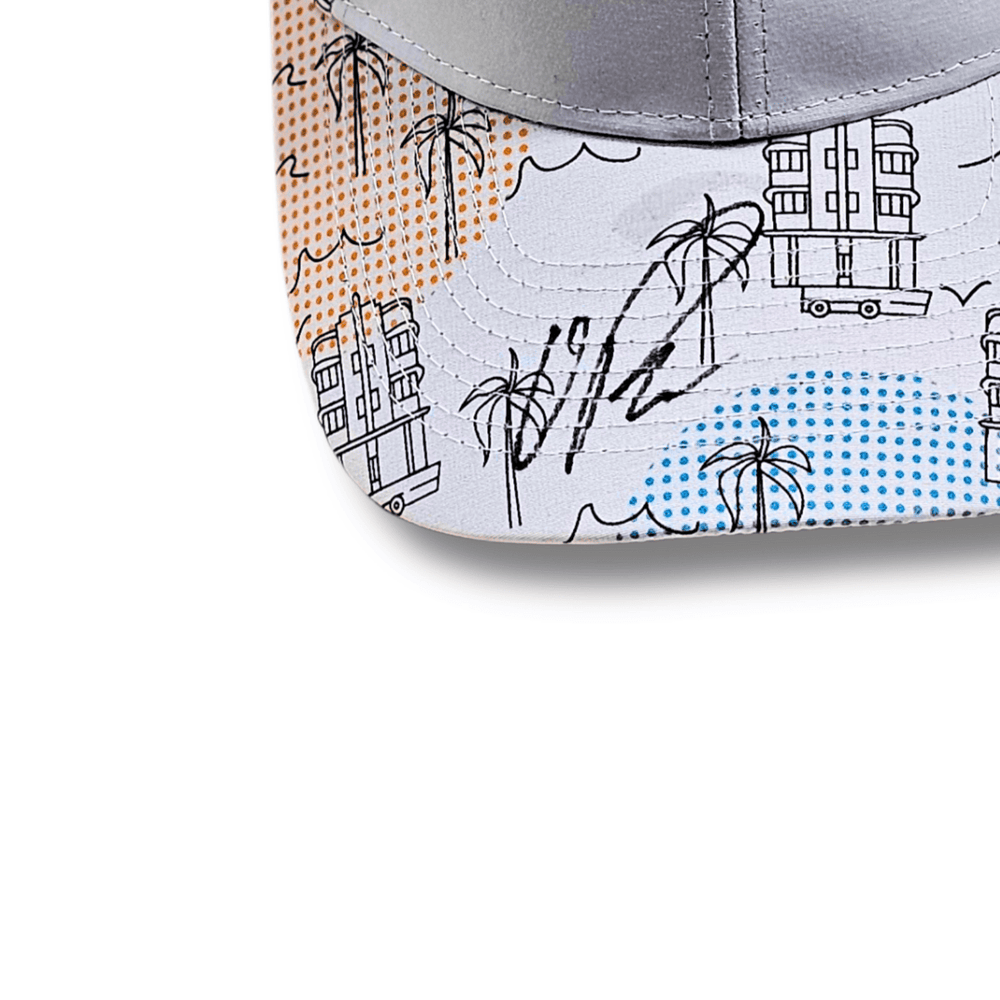 2024 McLaren F1™ Oscar Piastri Signed Miami GP Authentic Baseball Hat - White