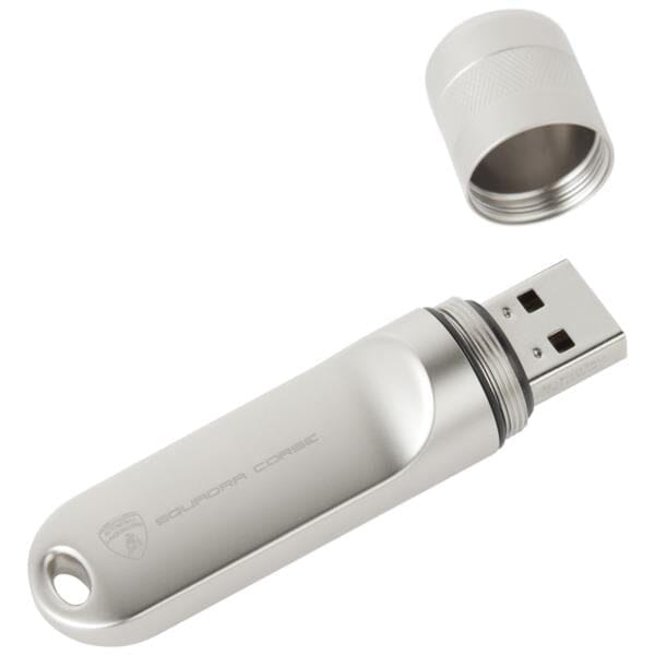 Automobili Lamborghini Squadra Corse USB 8 Giga Bytes Silver Key fob