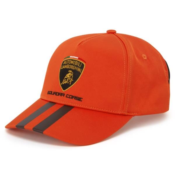 Automobili Lamborghini Squadra Corse Luxury Team Unisex Cap - Black/Orange