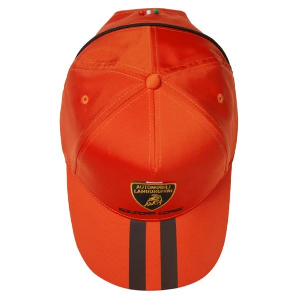 Automobili Lamborghini Squadra Corse Luxury Team Unisex Cap - Black/Orange