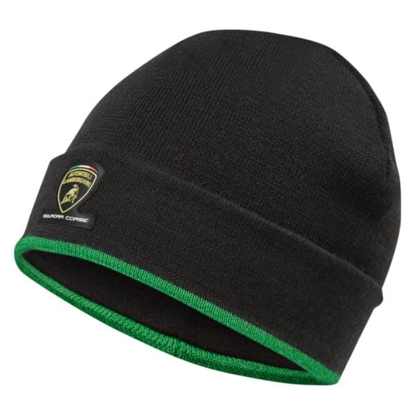 Automobili Lamborghini Squadra Corse Luxury Team Adult Cuff Beanie - Black
