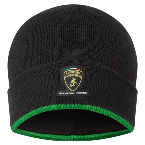 Automobili Lamborghini Luxury Team Adult Cuff Beanie - Black