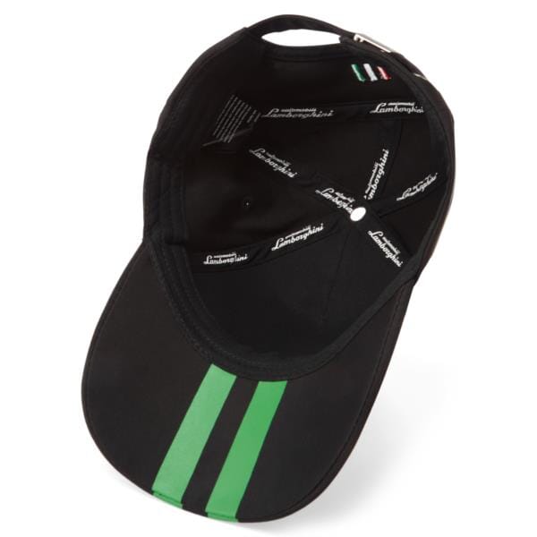 Automobili Lamborghini Squadra Corse Luxury Team Unisex Cap - Black/Orange