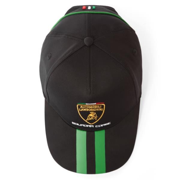 Automobili Lamborghini Squadra Corse Luxury Team Unisex Cap - Black/Orange