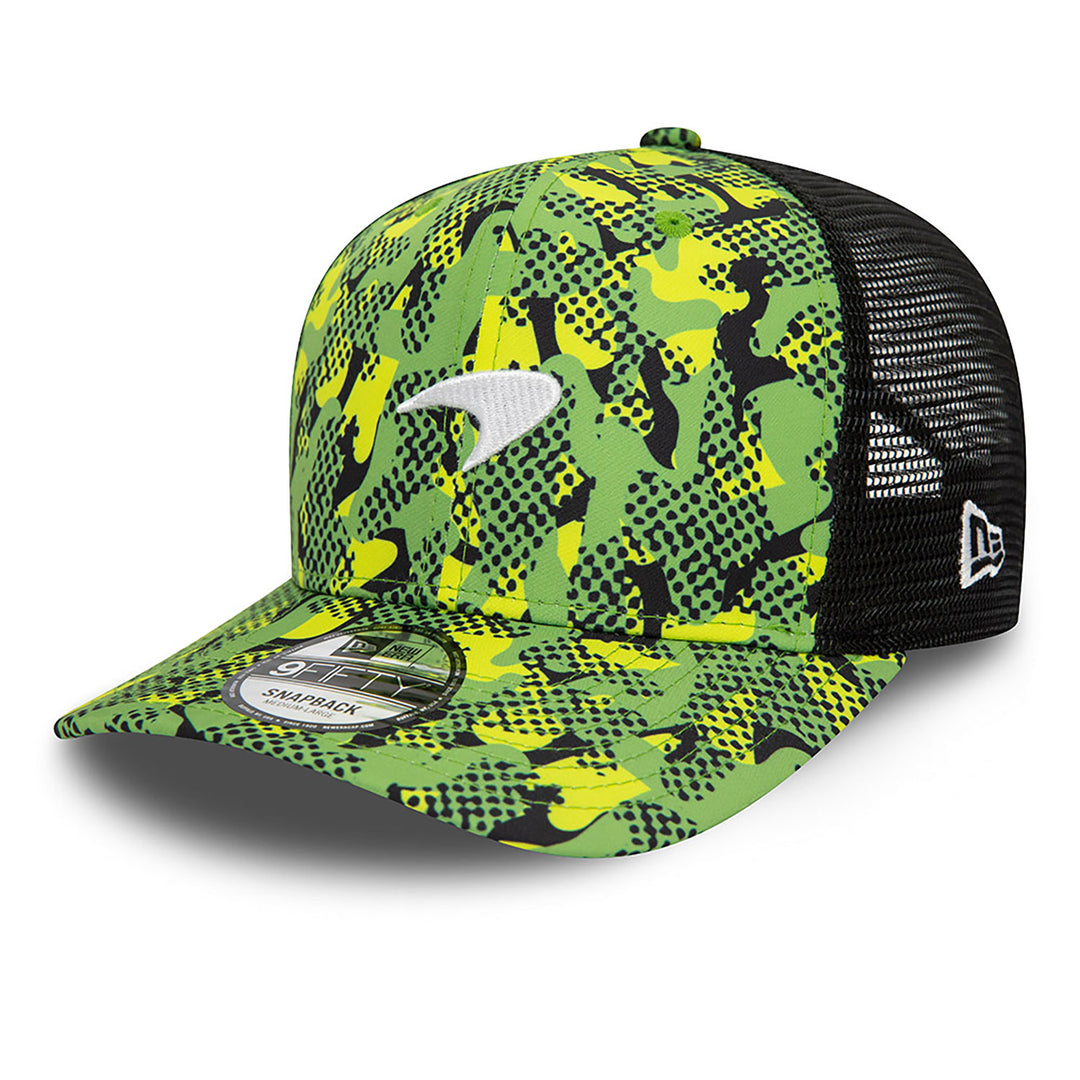 2024 McLaren Racing Camo 9FIFTY Snapback Trucker Cap Men's - Green