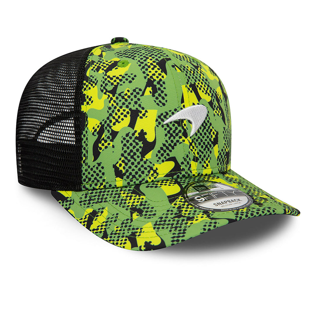 2024 McLaren Racing Camo 9FIFTY Snapback Trucker Cap Men's - Green