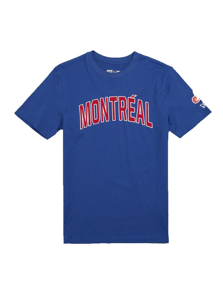 Montreal Expos MLB® Baseball Team New Era® Men's T-Shirt - Blue