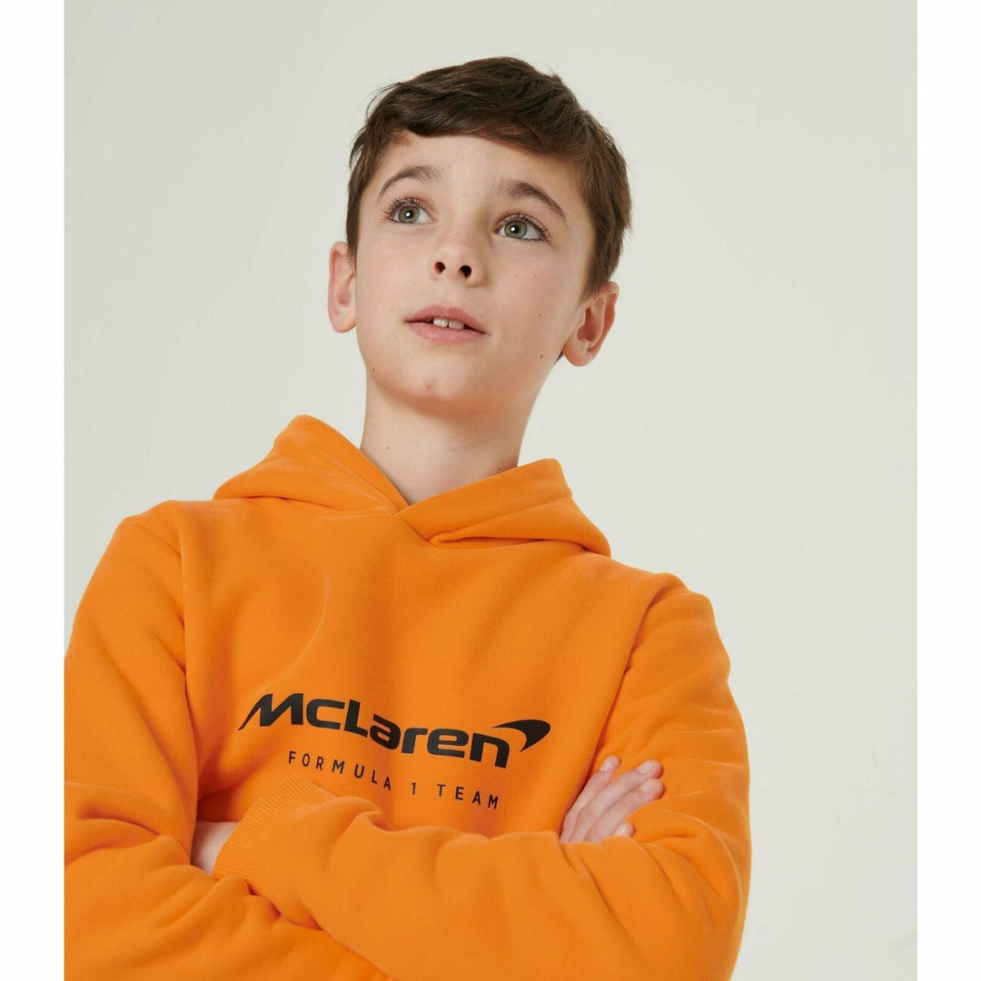 McLaren F1™ Team Core Essentials Hoodie - Youth - Papaya