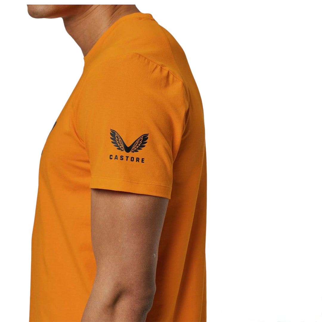 McLaren F1™ Team x Castore Adult Lifestyle T-Shirt - Papaya Orange/Black