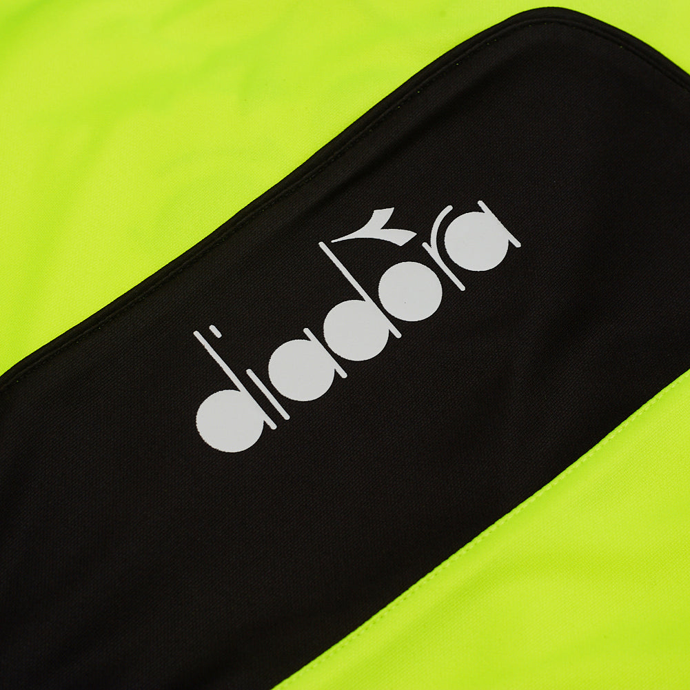 DIADORA Camiseta de entrenamiento de fútbol de árbitro de manga larga FIGC Italia - Hombre - Amarillo fluo DD