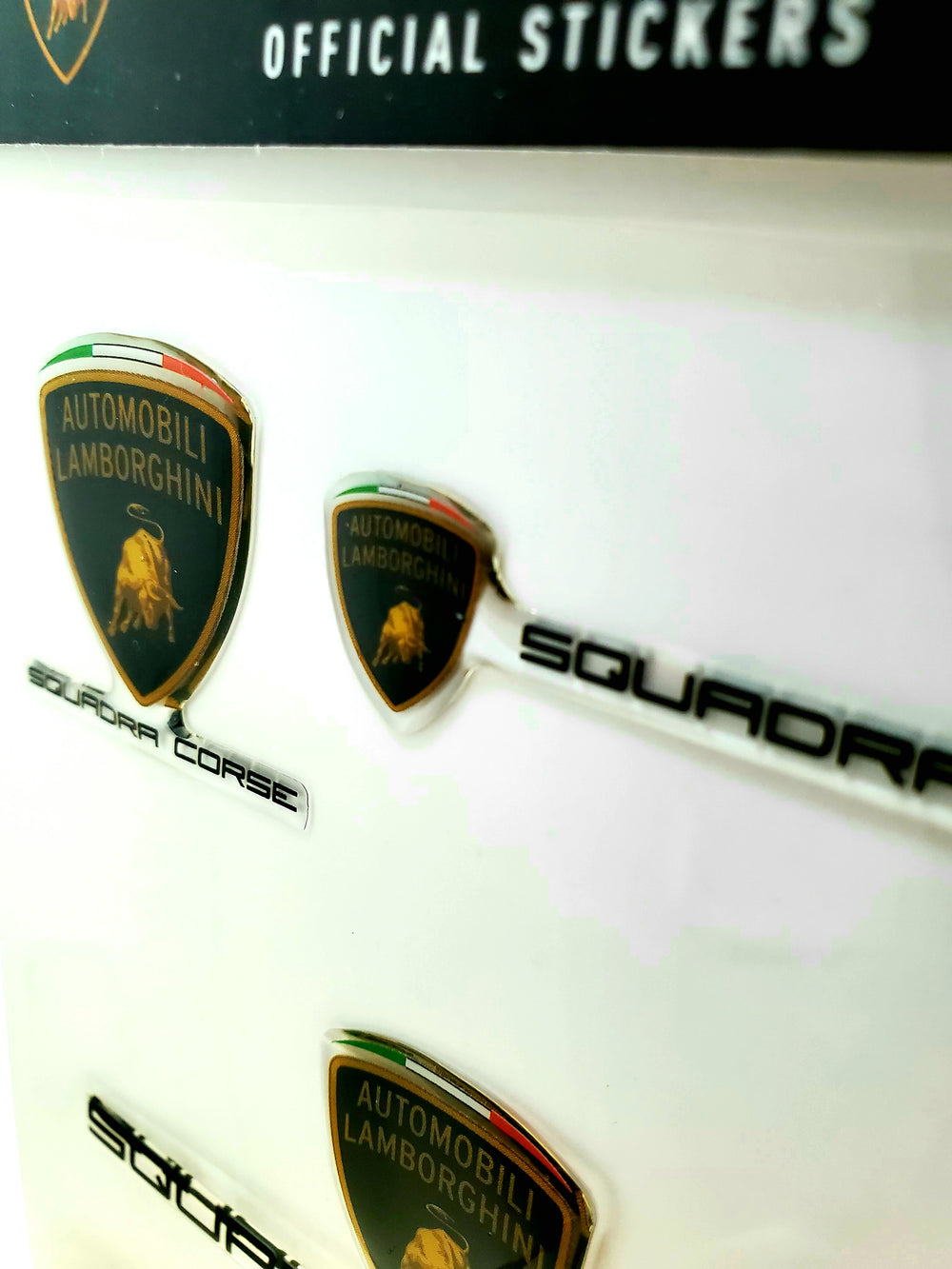 Official Lamborghini Squadra Corse Official Sticker Pack