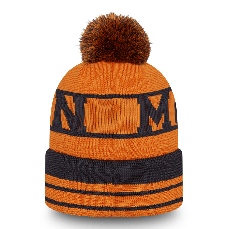 2022 McLaren F1™ Team BOBBLE NEW ERA Winter Beanie - Men - Papaya Orange