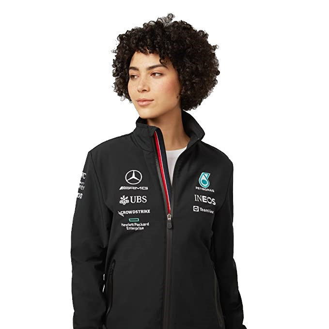 Mercedes AMG Petronas F1™ Team Softshell Jacket - Adult - Black