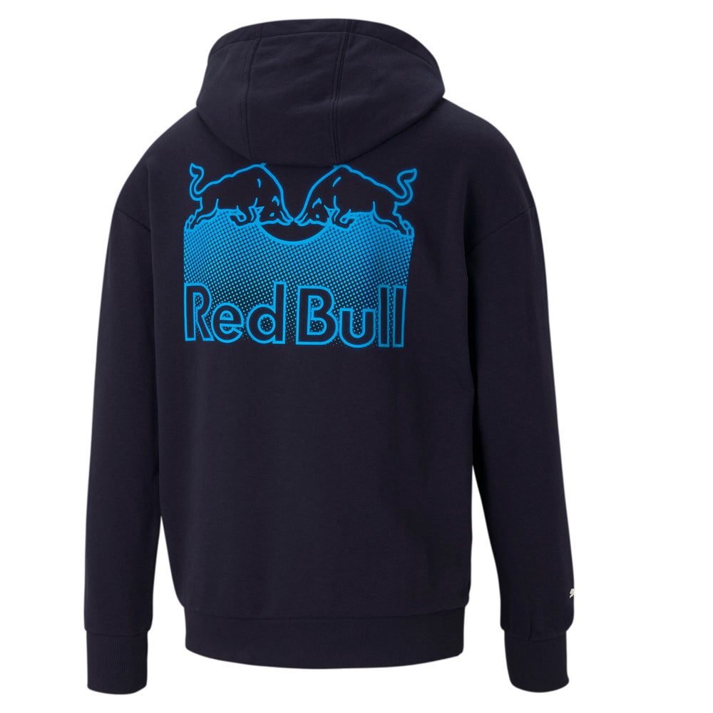 Red Bull Racing F1™ Team Double Bull Hooded Sweatshirt - Men - Navy Blue Night Sky