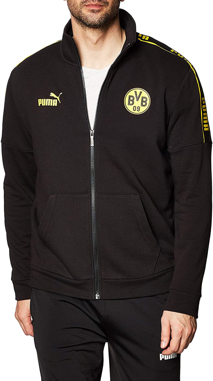Puma BVB Borussia Dortmund Soccer Club Track Jacket - Black - Men
