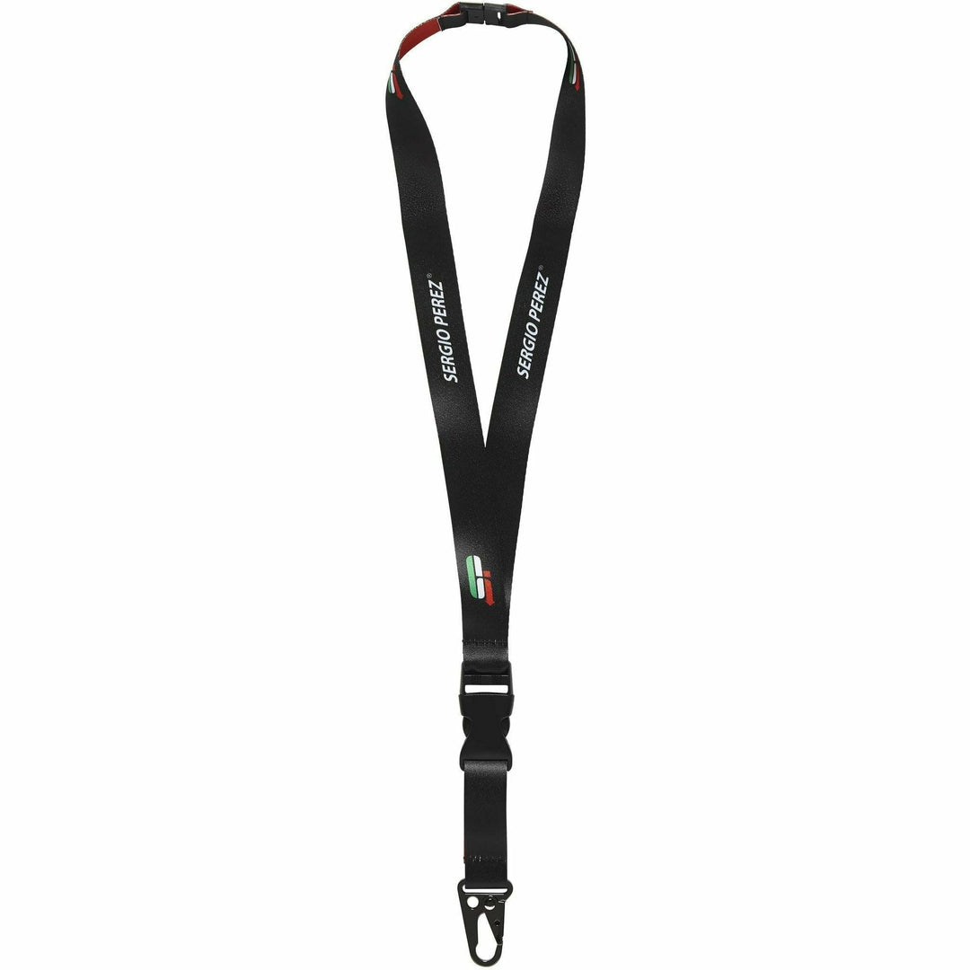 Official Sergio "Checo" Perez Formula 1 Black Lanyard Keychain Badge Holder 