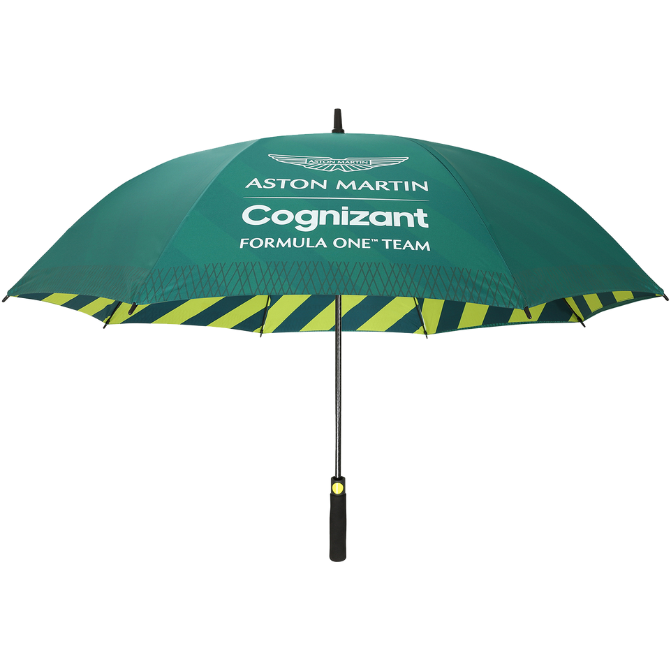 Aston Martin F1 Team OEM Double Canopy Umbrella Green and Lime