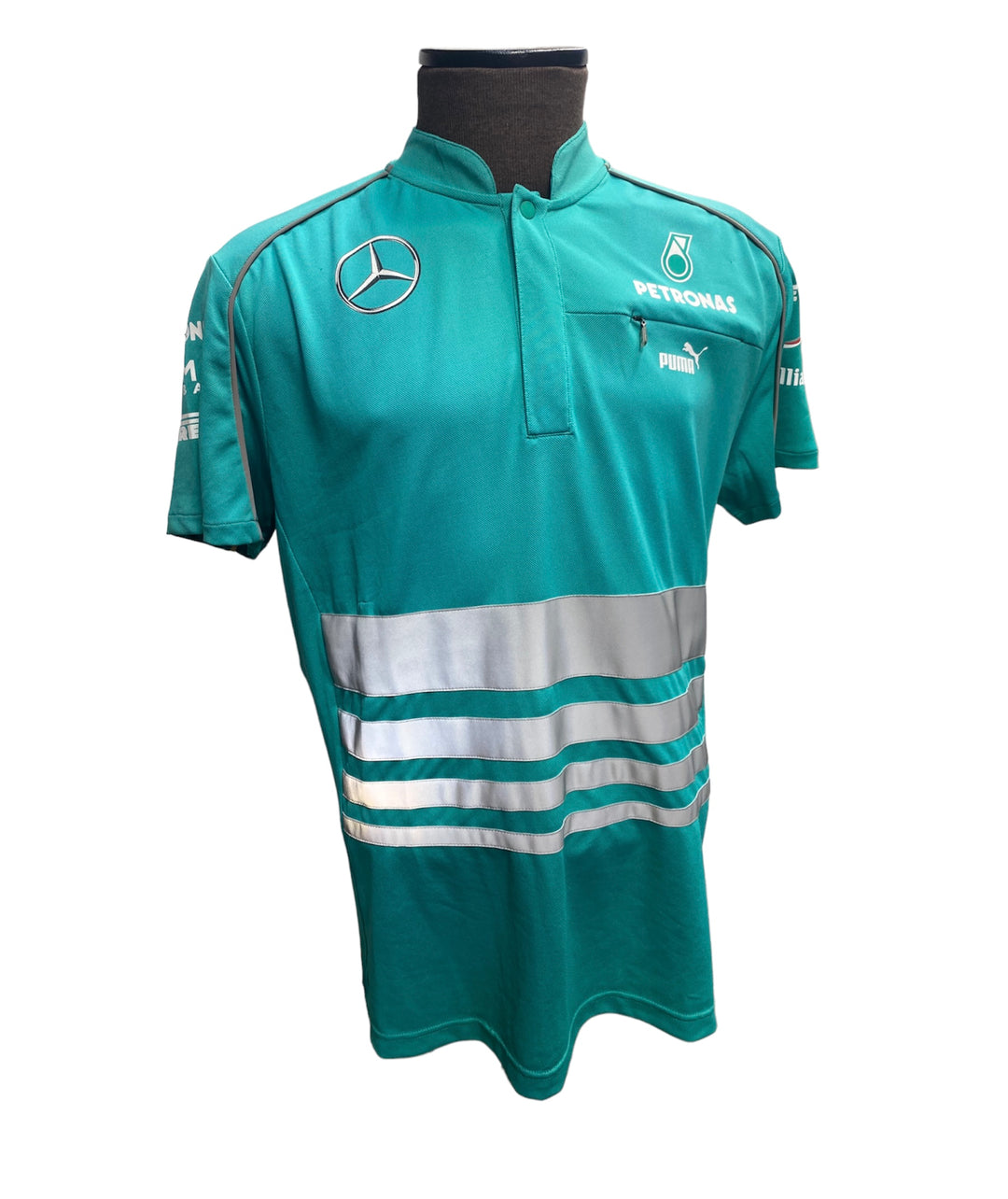 2014 Mercedes AMG Petronas F1 Reflective Set-Up Polo Shirt