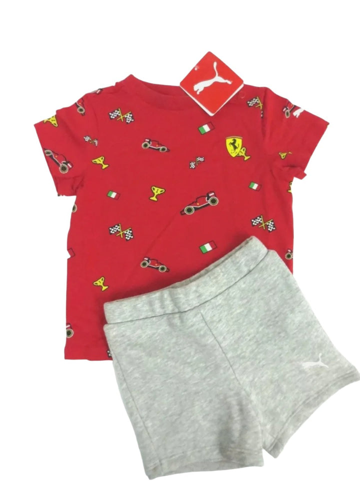 Ensemble deux pièces avec short pour bébé Scuderia Ferrari F1™ Team - Enfant - Rouge et gris