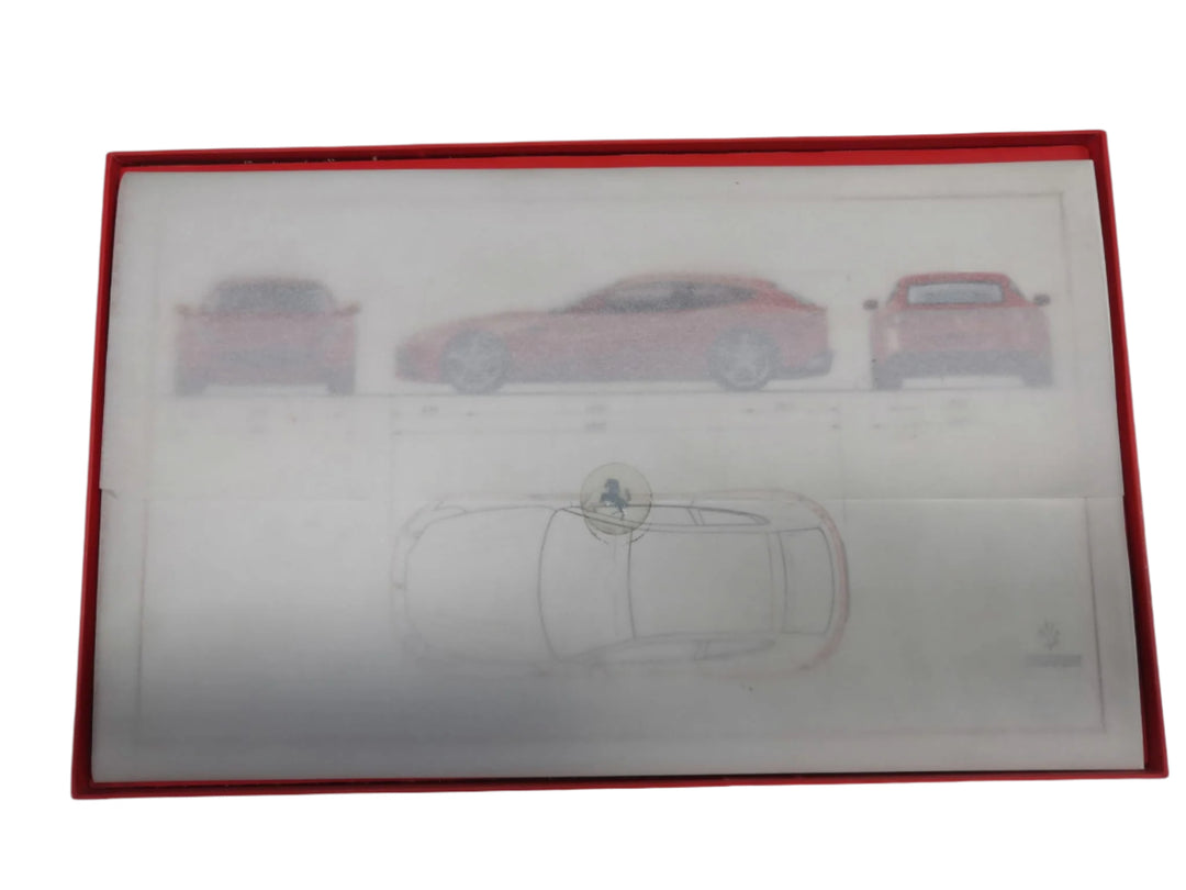 Ferrari FF Maranello Blueprint Sketches