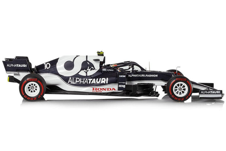 Pierre Gasly AlphaTauri Azerbaïdjan GP 2021 1:43 Spark Scale Model - Diecast - Bleu et Blanc