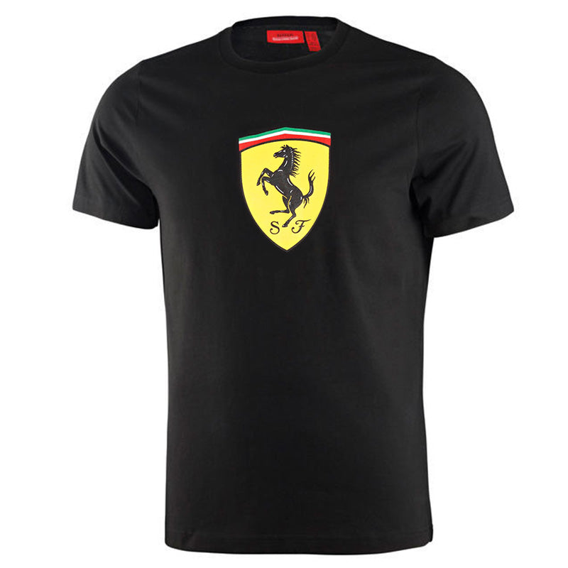 2019 Scuderia Ferrari Logo Shield T-Shirt - Kids - black - FanaBox