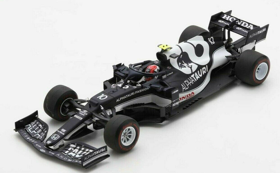 Pierre Gasly AlphaTauri Azerbaïdjan GP 2021 1:43 Spark Scale Model - Diecast - Bleu et Blanc