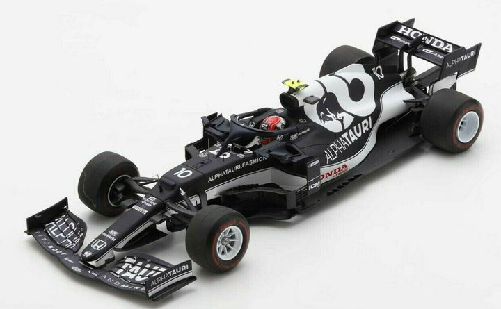 Pierre Gasly AlphaTauri Azerbaïdjan GP 2021 1:43 Spark Scale Model - Diecast - Bleu et Blanc