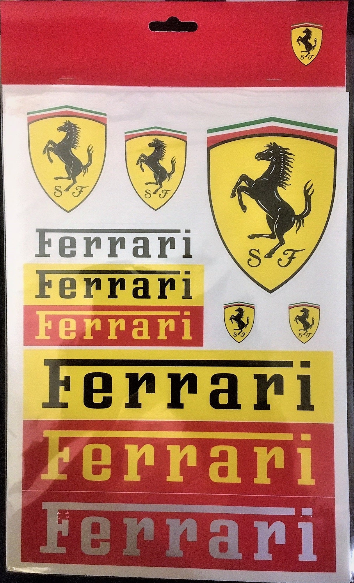 Scuderia Ferrari F1™ Team Stickers Emblem Logo Die Cut Vinyl Decals 11 –  FANABOX™