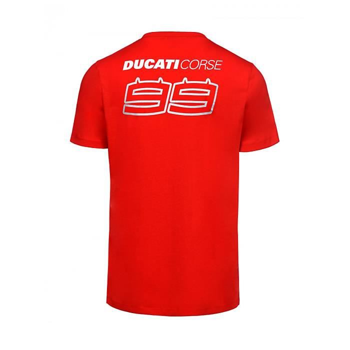 FINAL SALE Ducati Racing Corse 99 Dual T-Shirt - Men - Red