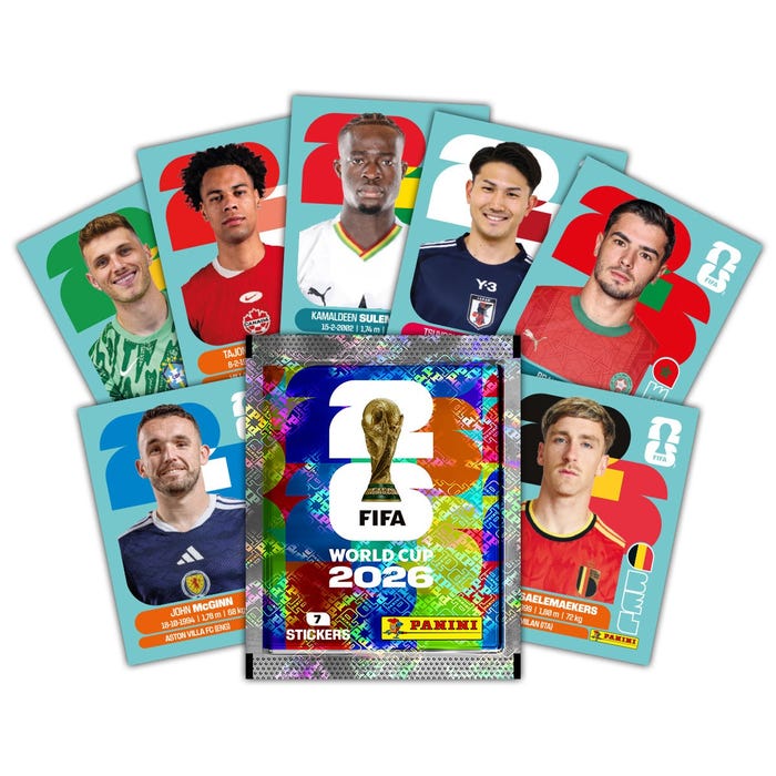 2026 Panini FIFA World Cup™ 2026 Sticker Album (Soft Cover) - White | FANABOX™