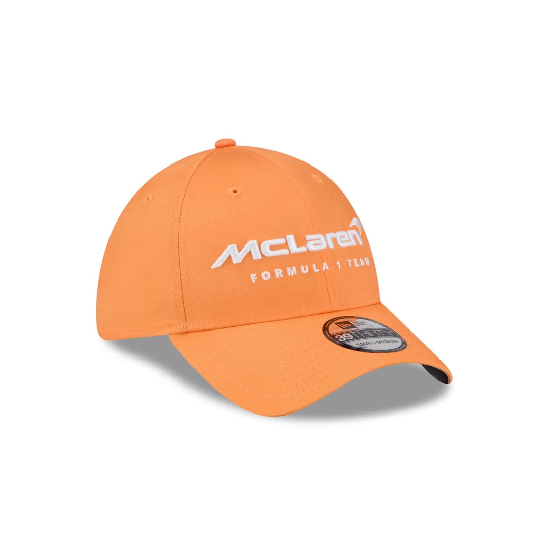 McLaren F1 Tonal Camo 39THIRTY Stretch Fit Orange Men's Baseball Cap - Papaya Orange