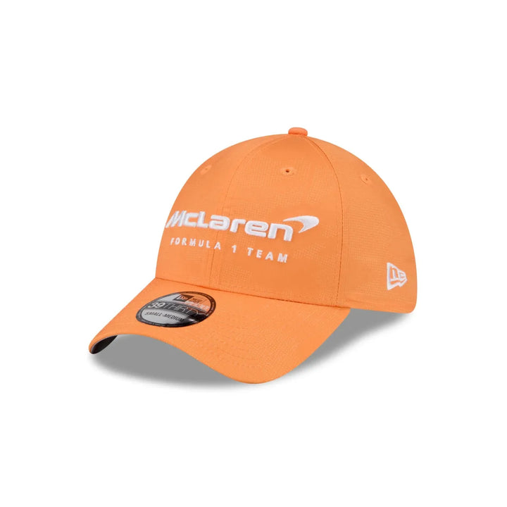 2025 McLaren F1 Team Tonal Camo 39THIRTY Stretch Fit Orange Men's Cap - Papaya Orange