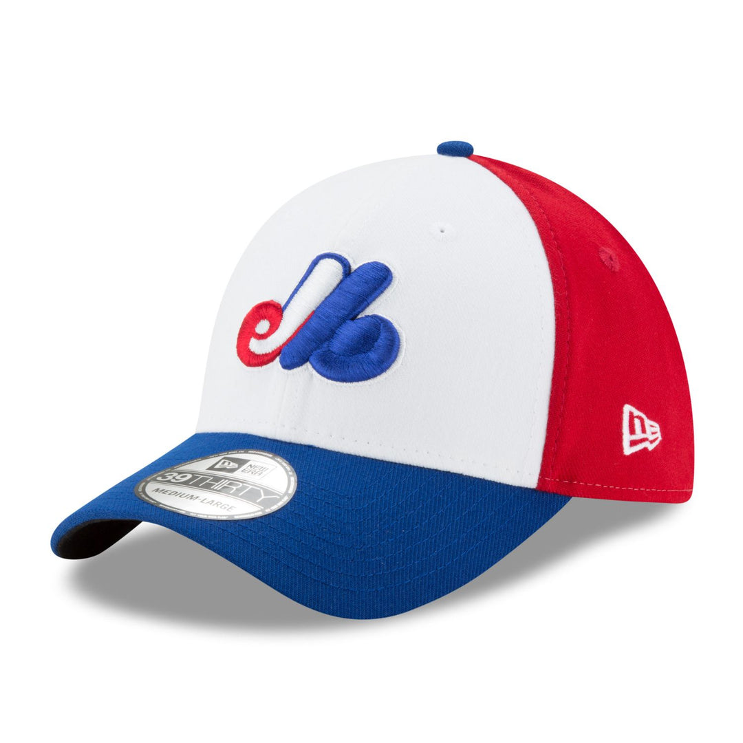 Montreal Expos MLB Team New Era® 39THIRTHY Men's Baseball Cap - Tricolor