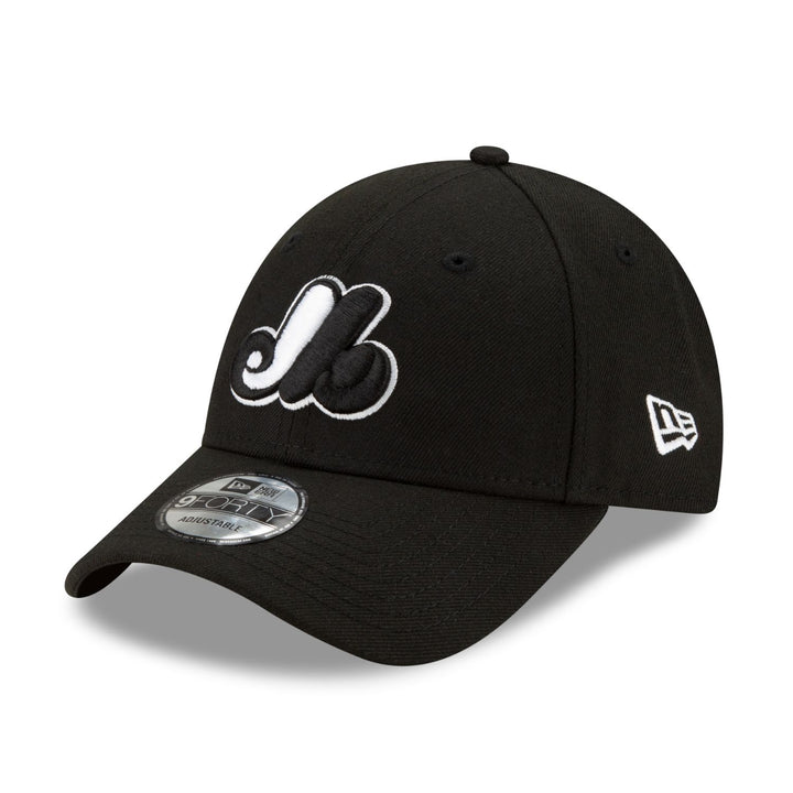 Montreal Expos MLB Team New Era® 9TWENTY Men's Baseball Cap - Black