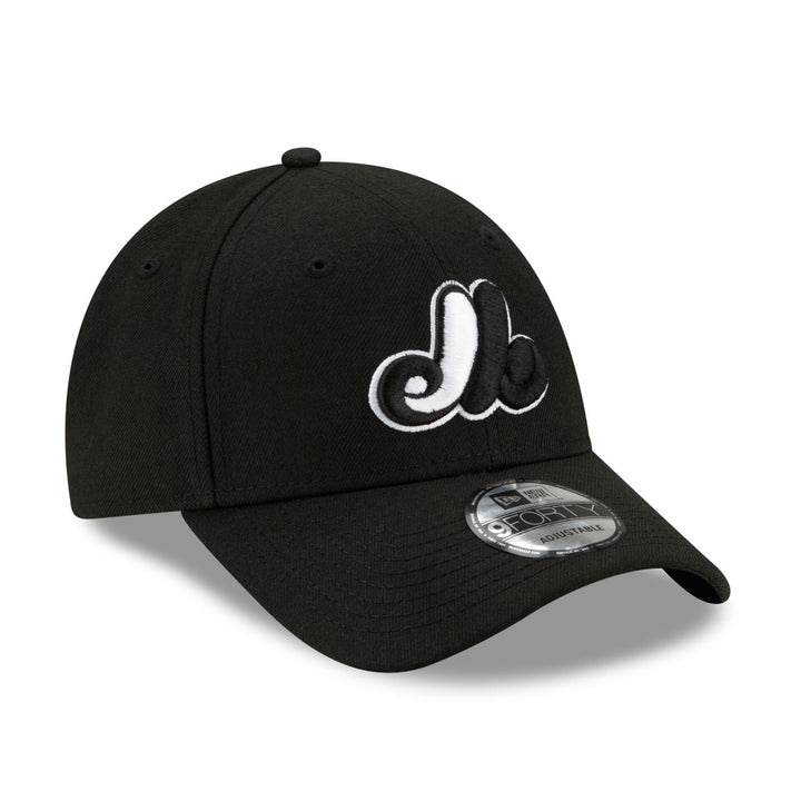 Montreal Expos MLB Team New Era® 9TWENTY Men's Baseball Cap - Black