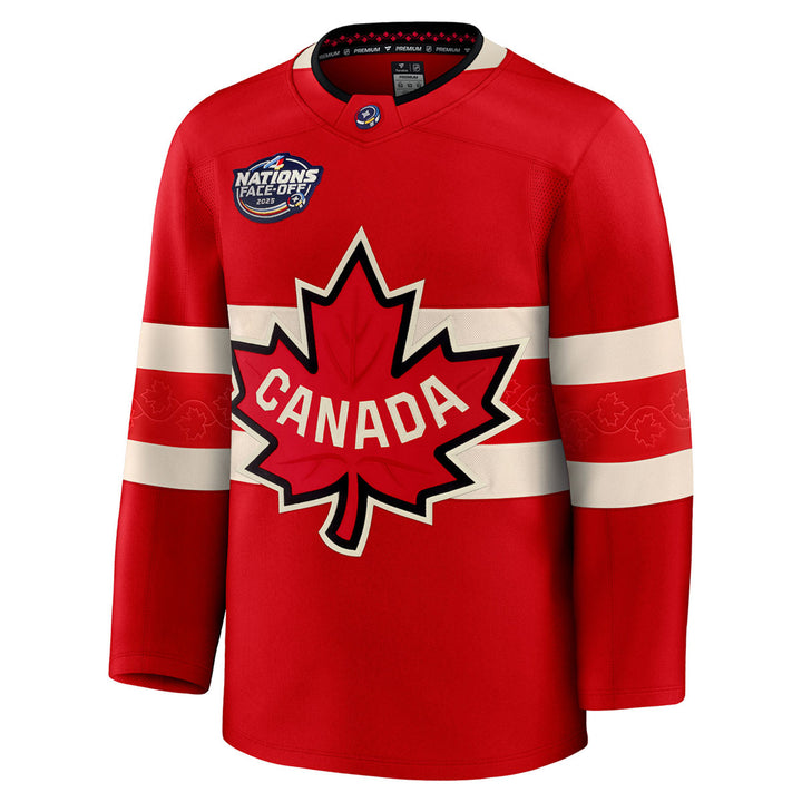 2025 Canada 4 Nations Face-Off World Cup Premium Jersey - Red