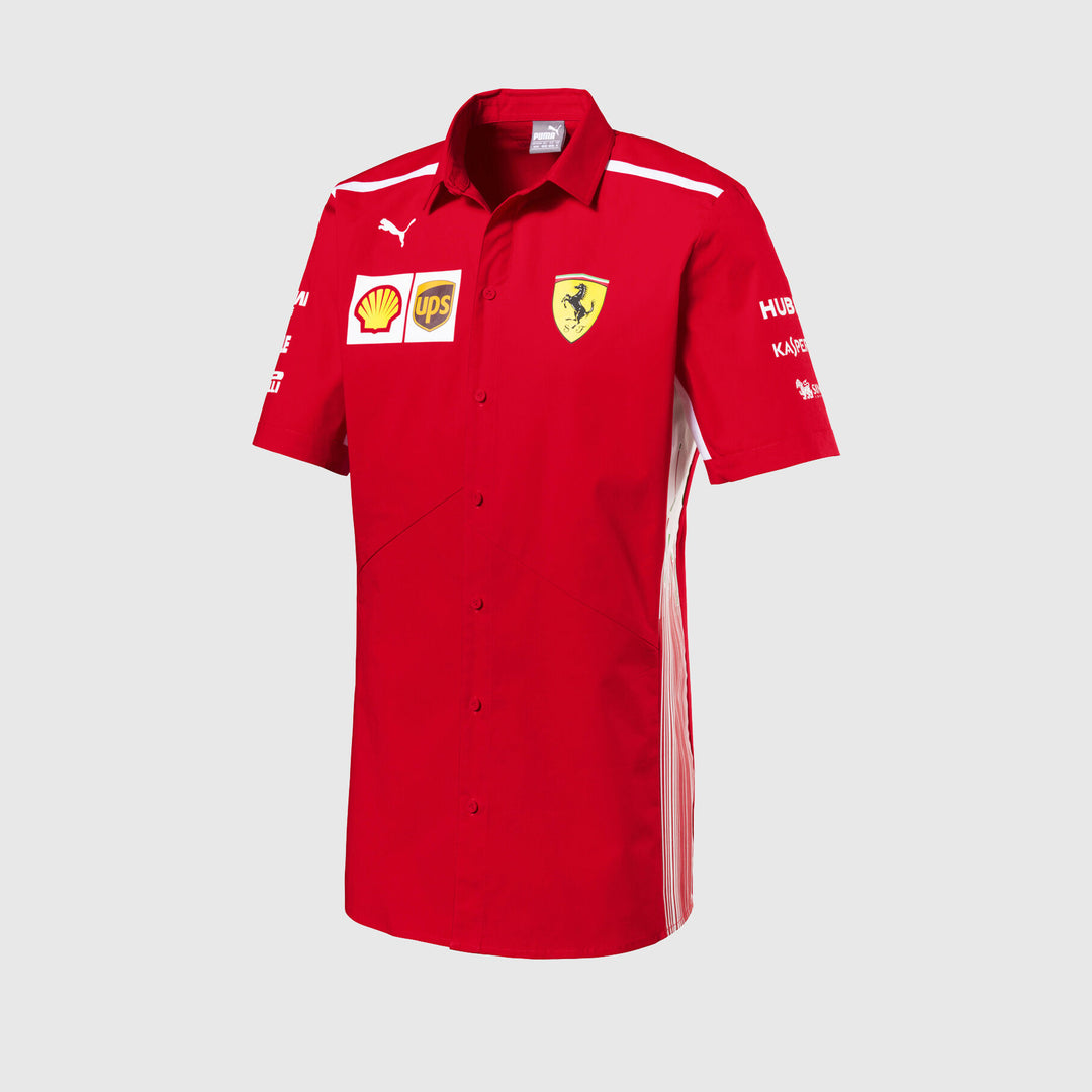 2018 Puma Scuderia Ferrari F1™ Team Button-Up Vintage Shirt Adult - Red