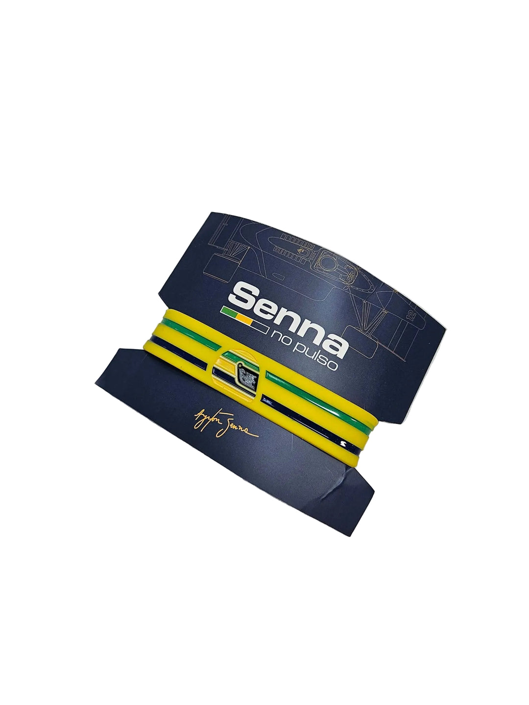 Ayrton Senna Juegos Olímpicos Río 2016 "En la muñeca de Brasil" "No Pulso do Brasil" Pulsera de brazo AR - FANABOX