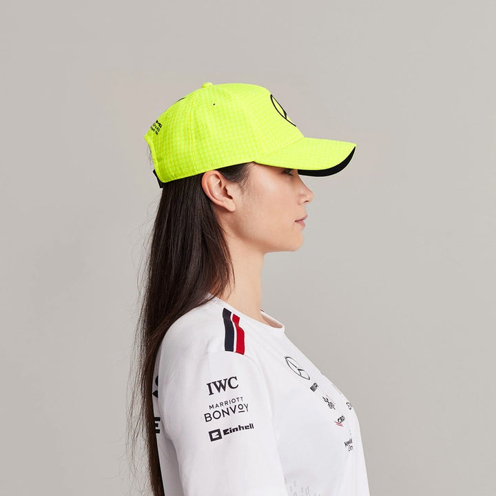 Mercedes AMG F1™ Team Lewis Hamilton Canadian GP Driver Unisex Cap - Neon Yellow