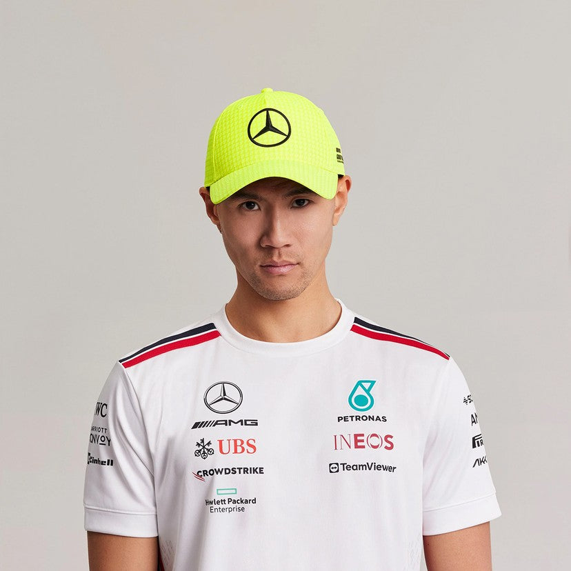 Mercedes AMG F1™ Team Lewis Hamilton Canadian GP Driver Unisex Cap - Neon Yellow