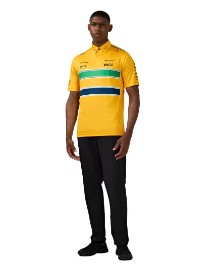 McLaren Senna Monaco Men's Polo Shirt - Yellow