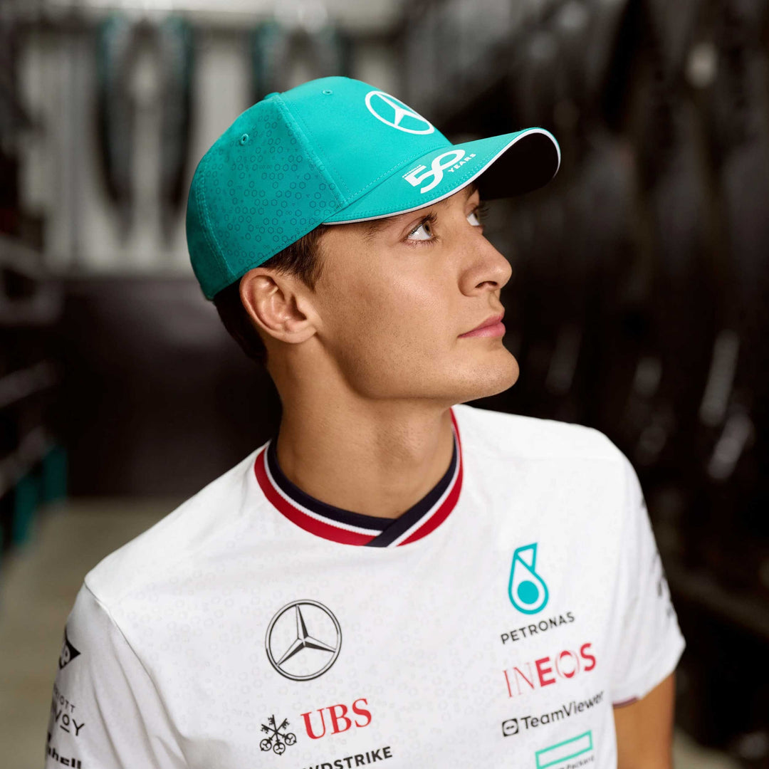 2024 Singapore GP Mercedes AMG Petronas F1™ Team 50 Years Baseball Hat - Green