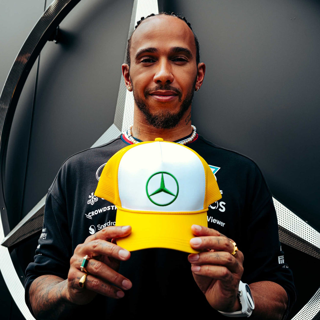 2024 Mercedes AMG F1™ Lewis Hamilton British GP Silverstone Edition Men's Cap - Yellow and white