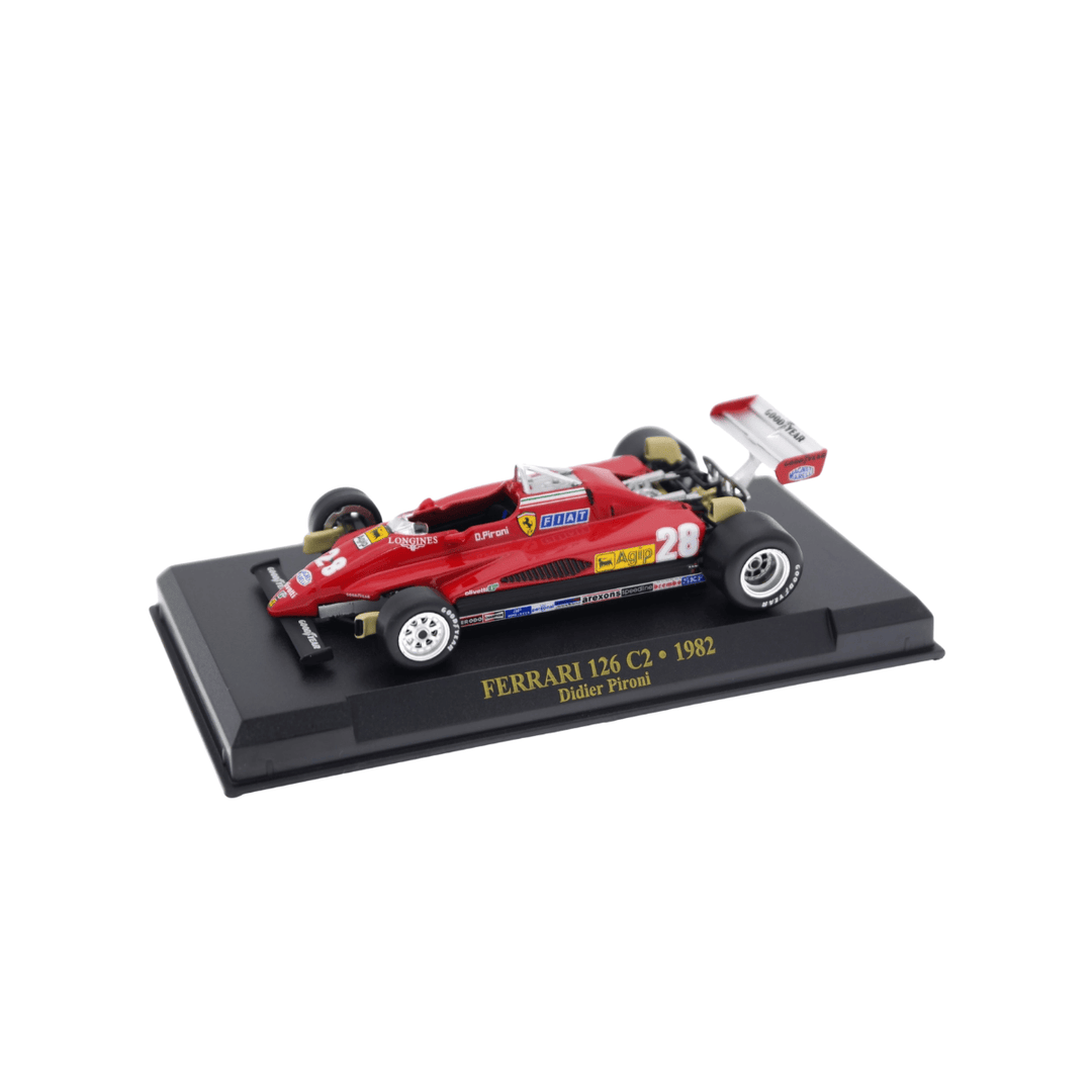 1982 Didier Pironi Scuderia Ferrari F1™ Team 126 C2 #28 1:43 Altaya Model Car - Red
