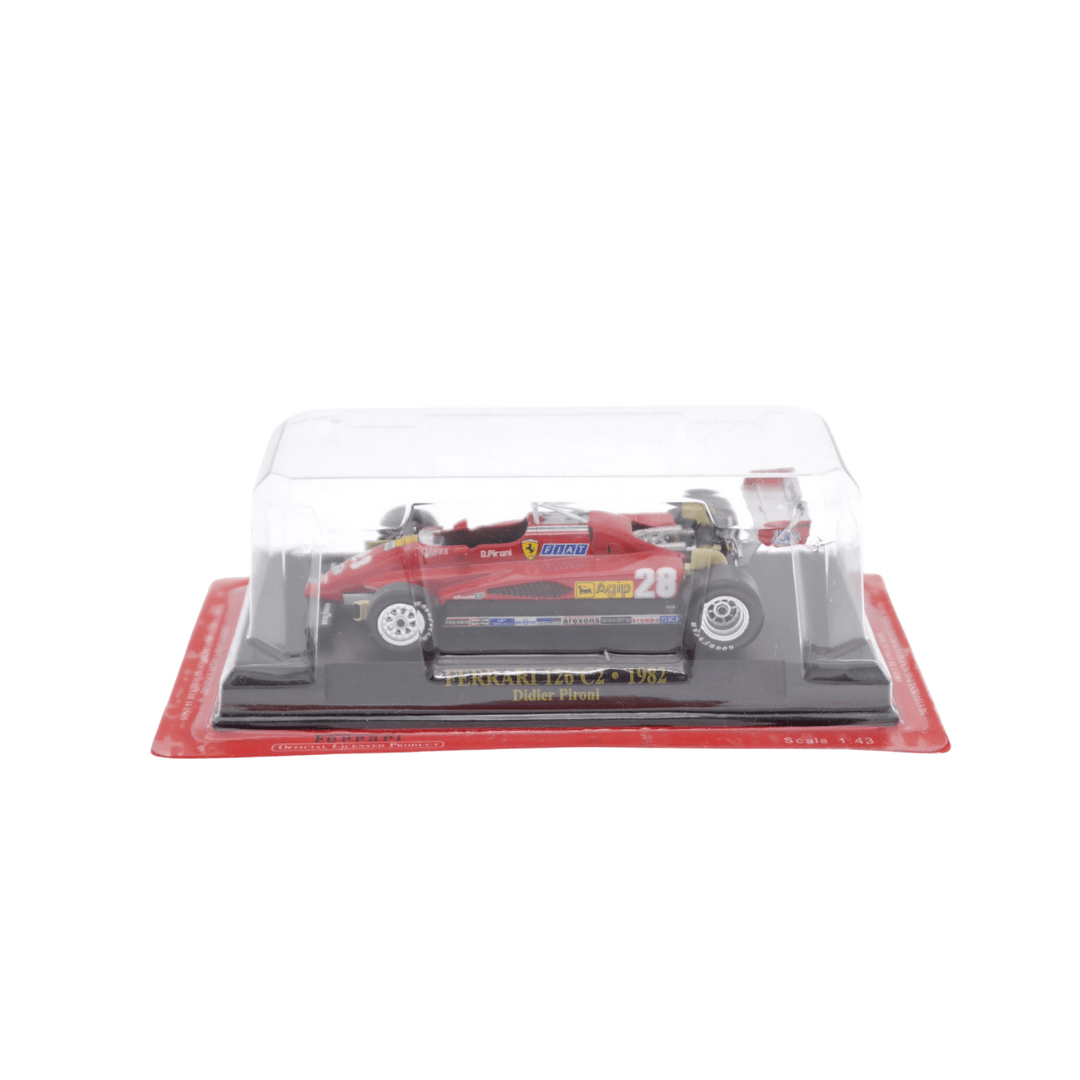 1982 Didier Pironi Scuderia Ferrari F1™ Team 126 C2 #28 1:43 Altaya Model Car - Red