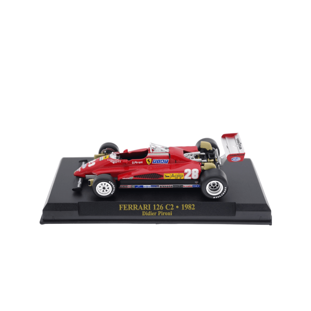 1982 Didier Pironi Scuderia Ferrari F1™ Team 126 C2 #28 1:43 Altaya Model Car - Red