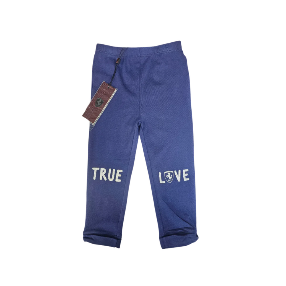 Scuderia Ferrari Infant Baby Girl Leggings Pants - Navy  