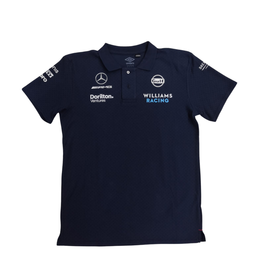 2023 Williams Racing F1™ Team Track Polo Shirt - Men - Dark Blue