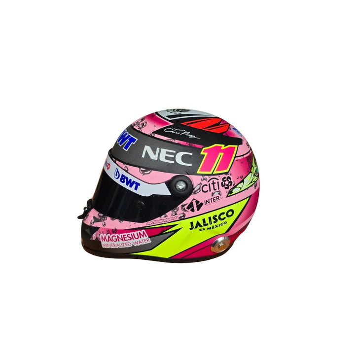 2017 Racing Point F1™ Team Sergio Pérez 1:2 Scale Race Helmet – Pink Edition